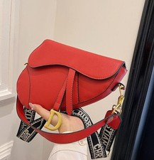 Damen PU Leder Schultertasche