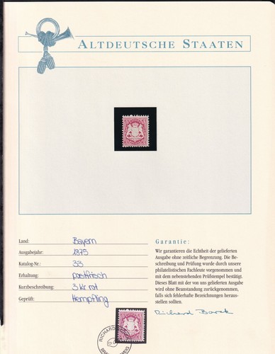 Bayern postfrisch borek - postfrisch,