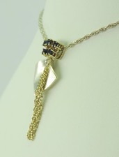 Damen Collier 925er Silber mit Turmalin