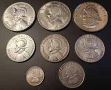 Silber Lot Panama Un Vn 1 1/2