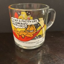 Garfield 1978 McDonalds glass