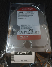 WD 2TB Red NAS HDD, SATA 6Gb/s, NASware 3.0, 24/7 Betrieb, 64MB Cashe