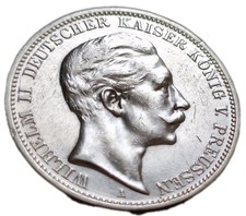 Preussen 3 Mark 1912 Silber