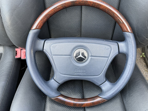 Mercedes holzlenkrad w124 w140 - mercedes,