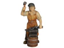 Holz Krippen Figur SCHMIED