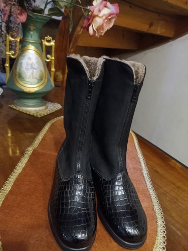 Damen stiefel echt lammfell - damen,
