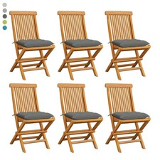 Gartenstühle mit Kissen Klappstuhl Holzstuhl Stuhl Gartenmöbel Stühle Essstuhl