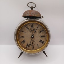 Antiker Junghans Wecker mechanisch dänische Version um 1900