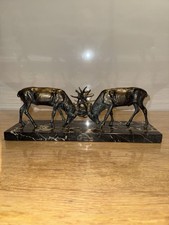 Bronze - Kämpfende Hirsche -