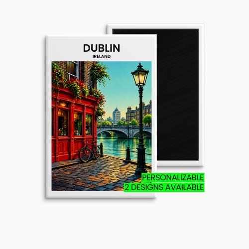 Dublin kühlschrankmagnet - dublin,