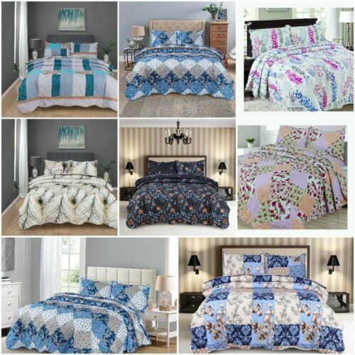 Tlg patchwork tagesdecke - 3-tlg.,