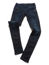 G-STAR RAW 5204 MIDGE CODY SKINNY WMN SLIM FIT LOW WAIST STRETCH DARK BLUE JEANS
