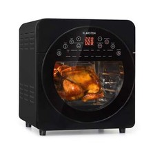 B-WARE - Heißluftfritteuse Mini Backofen Drehspieß Grill 14L 1700 Watt Display