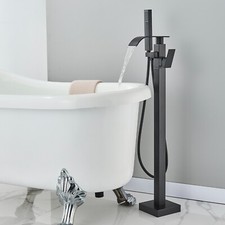 Schwarz Freistehende Badewanne