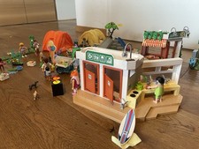 Playmobil Campingplatz mit Dusche, Verkauf, Zelten, Freizeit etc.