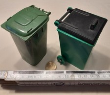 Mülltonnen, Ausschmückung Puppenhaus, Puppenstube, Kaufladen, 2 Stck