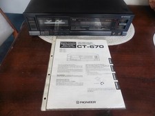 Pioneer  CT 670  Tapedeck  Casettendeck  funktioniert