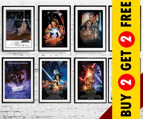 Star wars film serie poster - star,