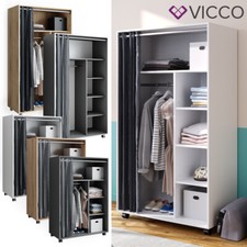 Mobiler Kleiderschrank Dielenschrank Garderobe Doros Vicco