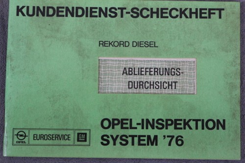 Opel rekord diesel - rekord,