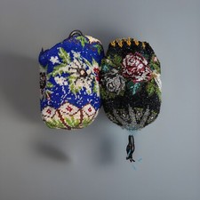 2x Antike kleine Handtasche
