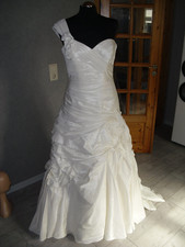 Vintage Brautkleid Schleppenkleid v. Ellis Bridal  Gr. ca 36/38 getragen Nr. 6