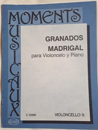 Noten cello granados - noten,,