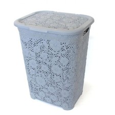 Wäschekorb Grau 50L sehr gut Zustand