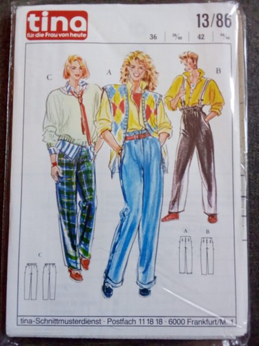 Tina schnittmuster hose - schnittmuster, 13/86