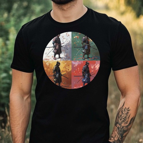 Herren shirt gorilla samurai - t-shirt,