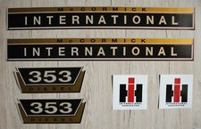 IHC / Mc Cormick  Aufkleber international 353 Gold Logo Emblem Sticker Label