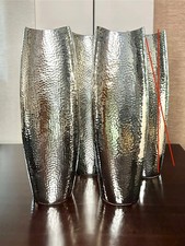 Hohe design vase aluminium - hohe,