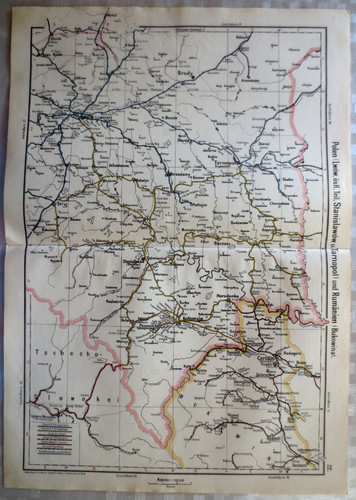 Eisenbahnkarte 1931 polen - eisenbahnkarte,