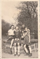 Vintage Photo Pretty Girl in