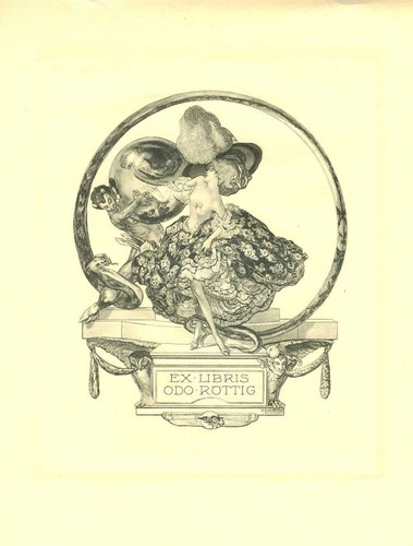 Exlibris bayros odo röttig - bayros,