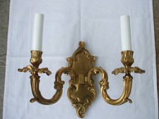 Wandleuchte, Antik-Stil, Messing