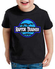 Raptor Trainer Kinder T-Shirt dino-saurier-park velociraptor t-rex world blu-ray
