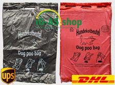 Hundekotbeutel Gassibeutel Hundebeutel Kotbeutel Schwarz Rot Top Qualität