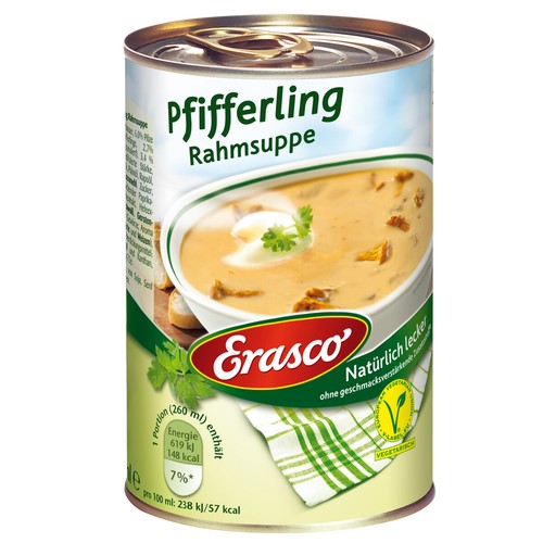 Erasco pfifferling rahmsuppe - erasco,