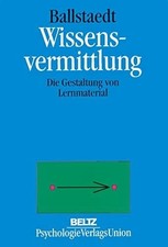 Wissensvermittlung: Die Gestaltung von Lernmaterial Buch BeltzPVU