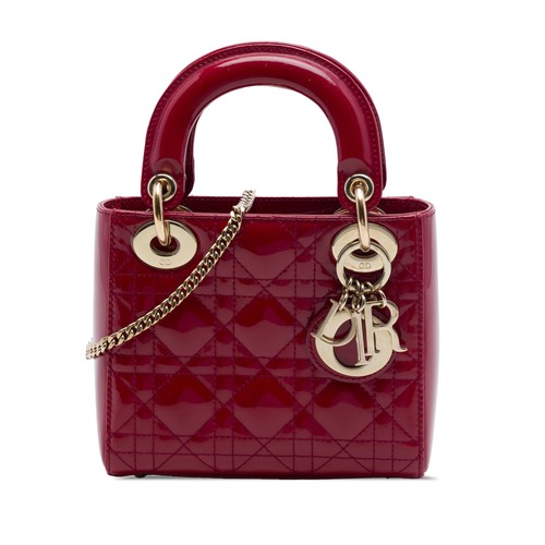 Dior mini patent cannage - cannage, lady