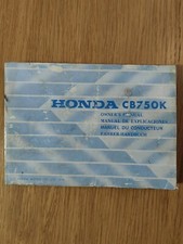 Original Honda CB750K Owners Manual Fahrer-Handbuch 1978 Oldtimer Motorrad