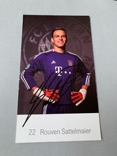 ROUVEN SATTELMAIER Bayern München  signed Autogrammkarte 9x15,5