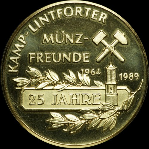 Bergbau medaille 1989 - medaille,