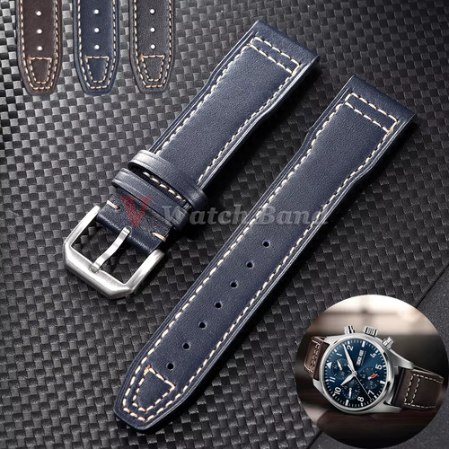 Uhrenarmband leder 20mm - leder, 21mm