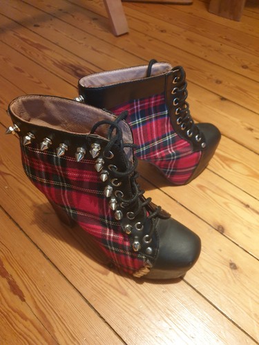 Platform stiefeletten jeffrey - platform-stiefeletten,