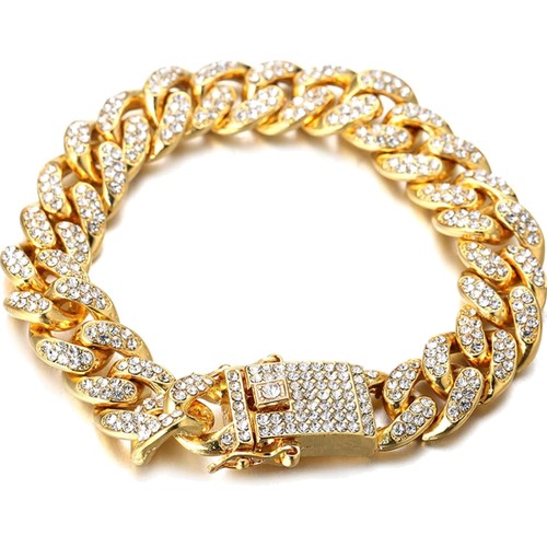 Goldkette herren 14mm - goldkette,