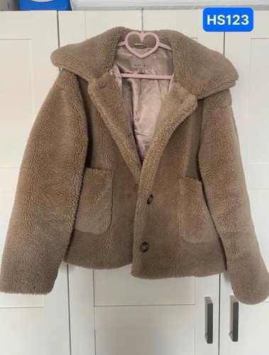 Amisu damen teddyjacke beige - teddyjacke, l
