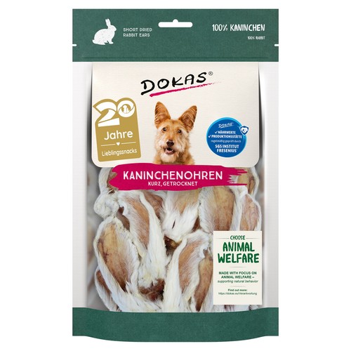 Dokas kaninchenohren mit fell - dokas,