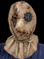 Vogelscheuche Maske Latex Sackleinensack Halloween Vollkopf Sammler Horror Maske 